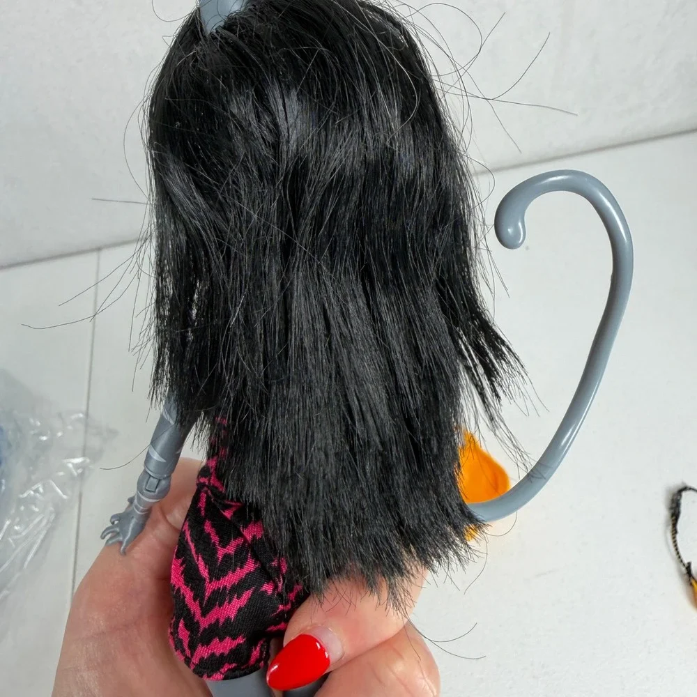 Mattel Monster High Meowlody Purrsephone Twin Werecat Dolls 2011 Biker Boots